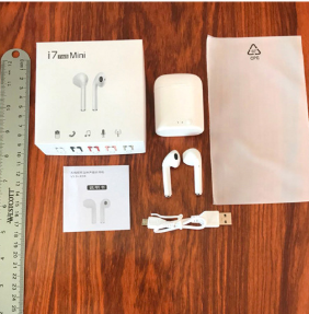 i7s TWS Bluetooth Earbuds with Charging Case