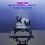 TWS Bluetooth Earbuds with Charging Wristband Case