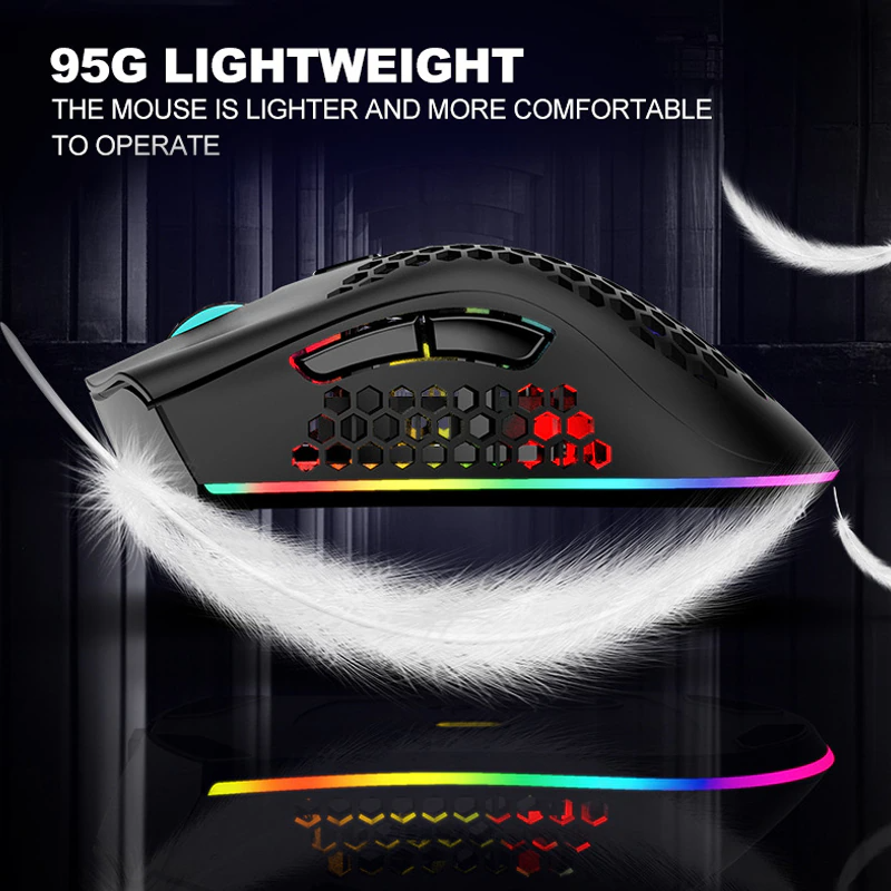 Rechargeable Wireless Gaming Mouse with RGB