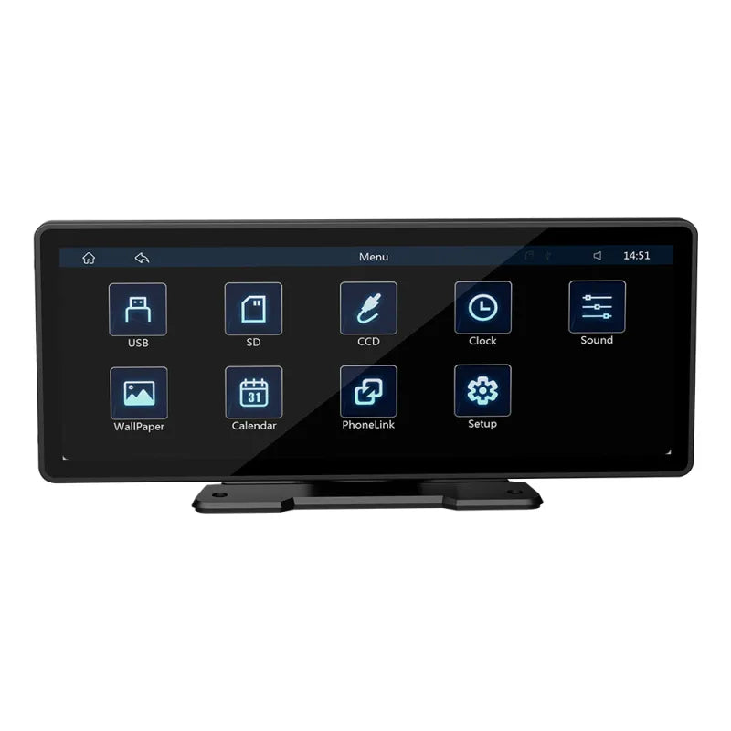 10.26-Inch Wireless Car Display with Camera Options