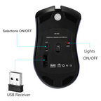 Rechargeable Wireless Gaming Mouse with RGB