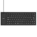 Waterproof Silicone Keyboard Foldable Flexible USB Dustproof DirtProof Full Size