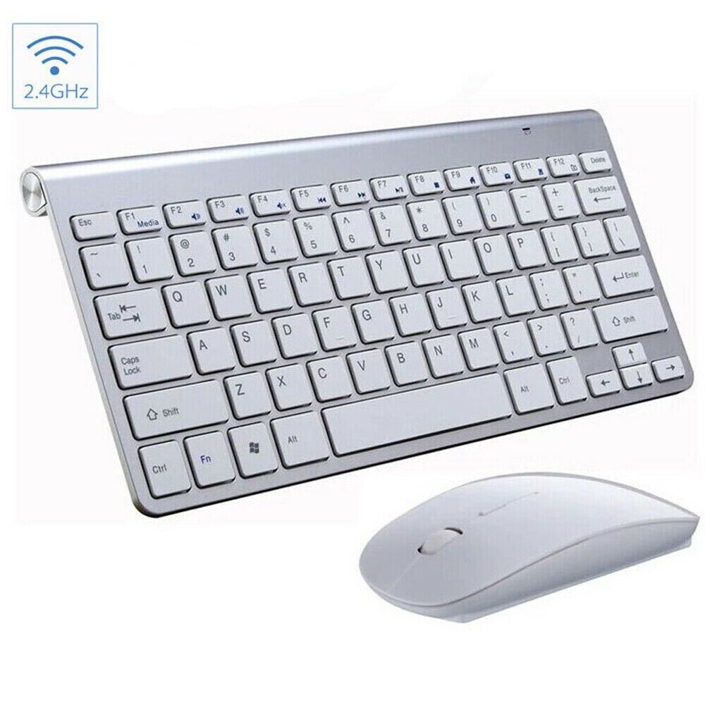 Compact Wireless Keyboard & Mouse Set