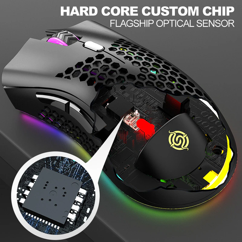 Rechargeable Wireless Gaming Mouse with RGB