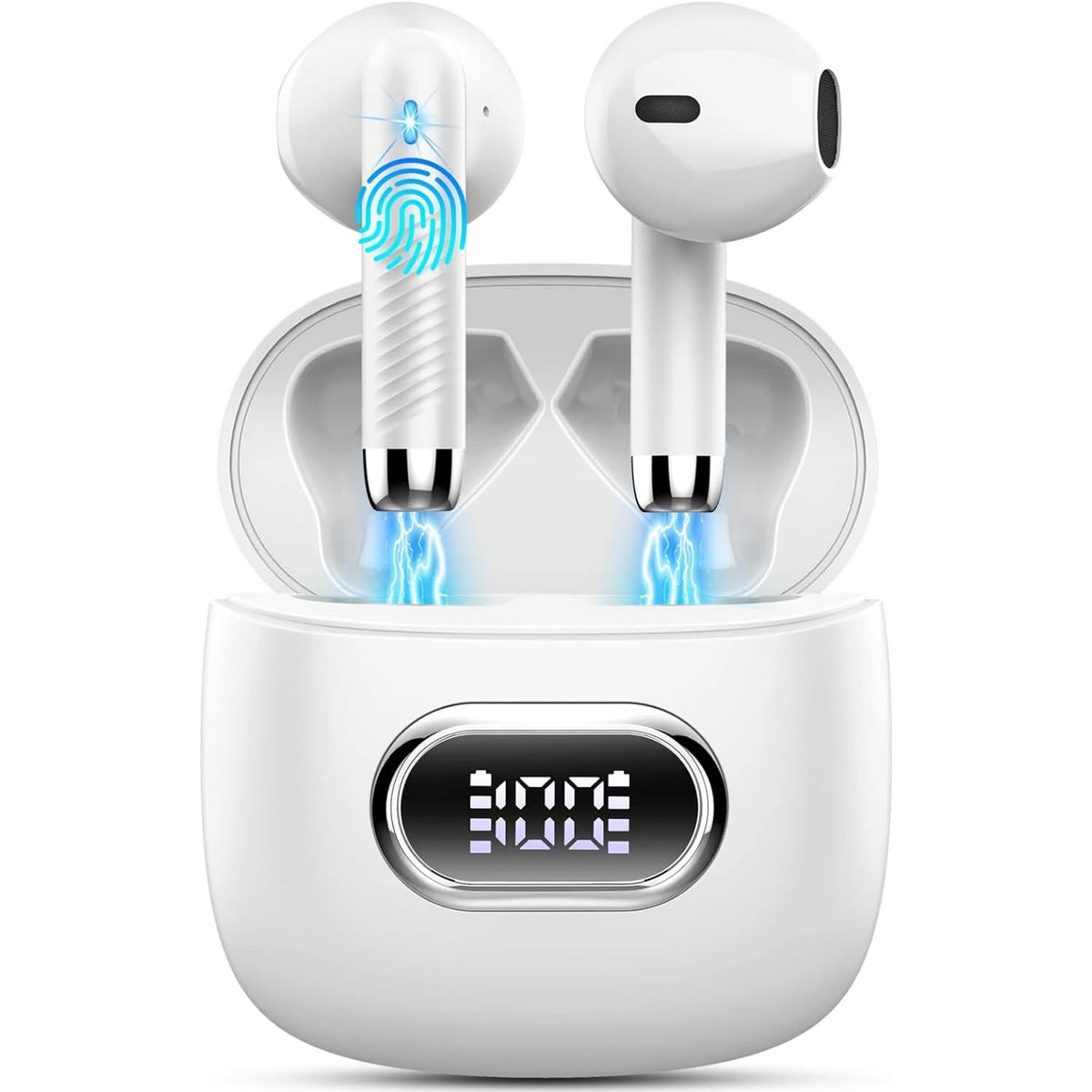Bluetooth 5.3 Wireless Earbuds with ENC Call Noise Reduction