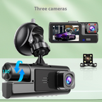 Wi-Fi Dash Cam with Front/Rear Recording Options