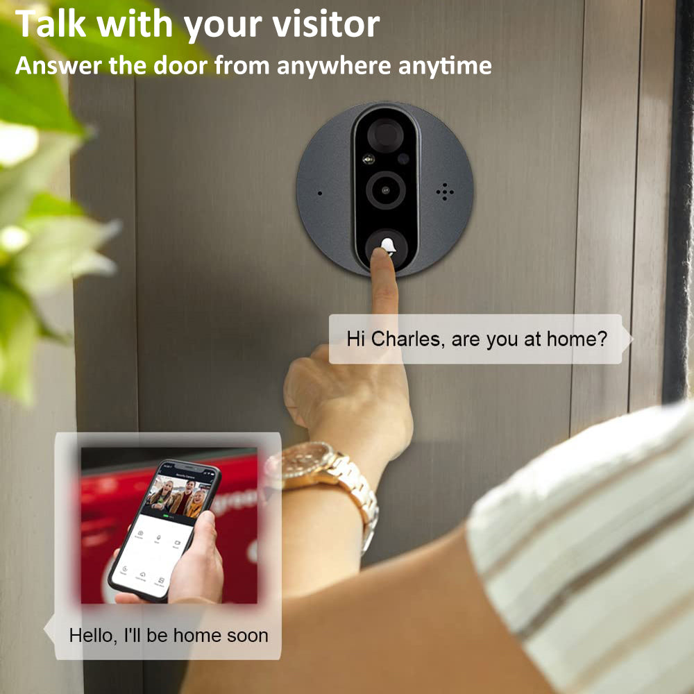 Smart Tuya 1080P WiFi Doorbell Camera with Audio