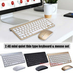 Compact Wireless Keyboard & Mouse Set