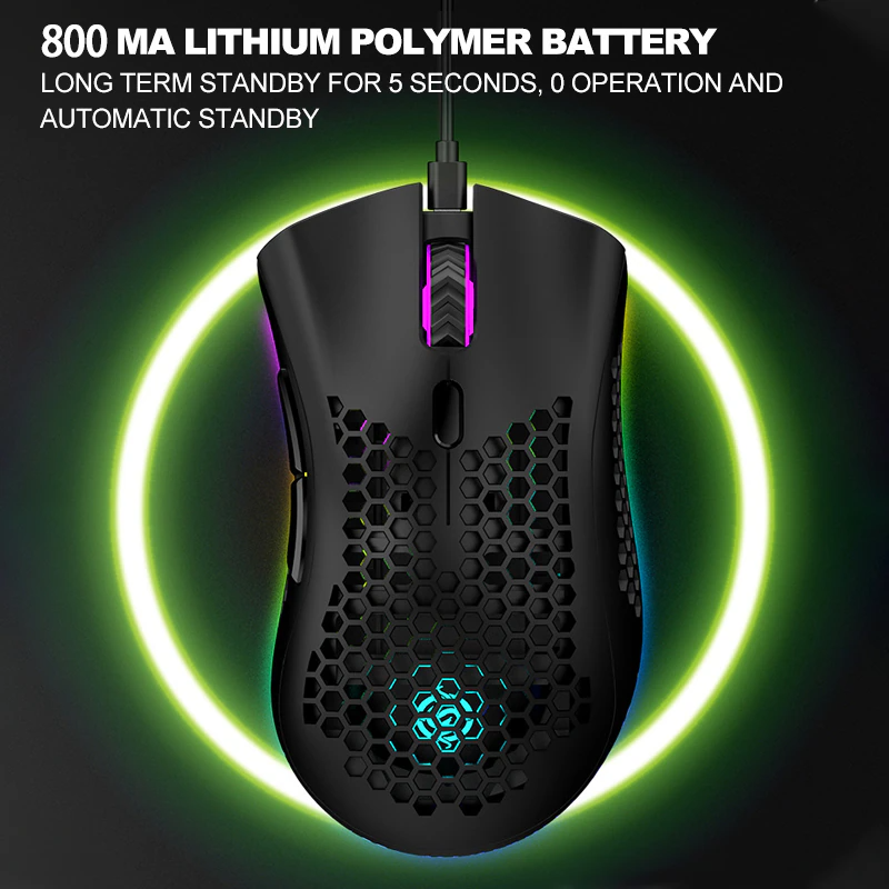 Rechargeable Wireless Gaming Mouse with RGB