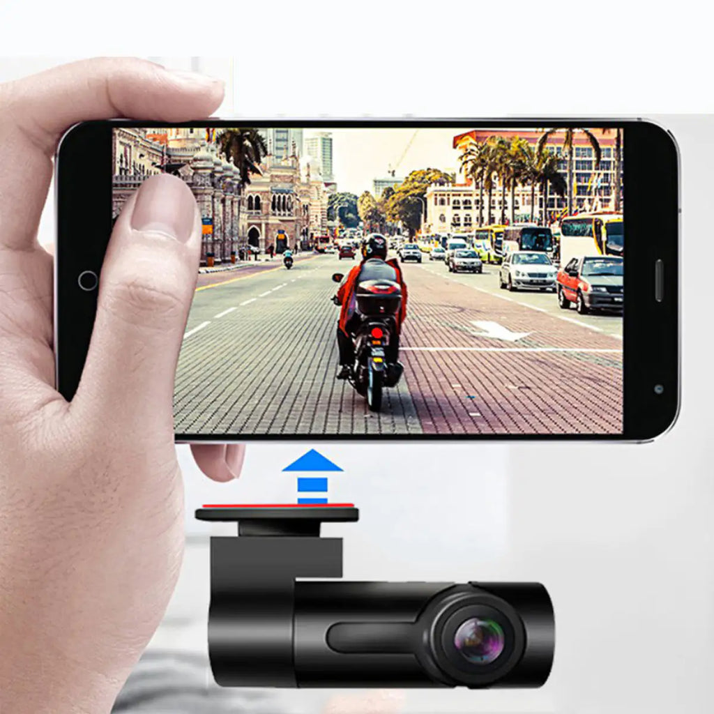 Wi-Fi 1080p Dash Cam with 170° Wide-Angle Lens