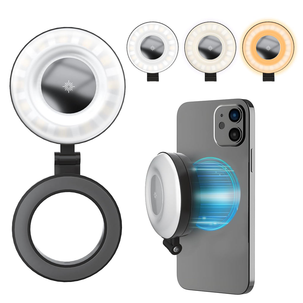 Magnetic Rechargeable Phone Ring Light