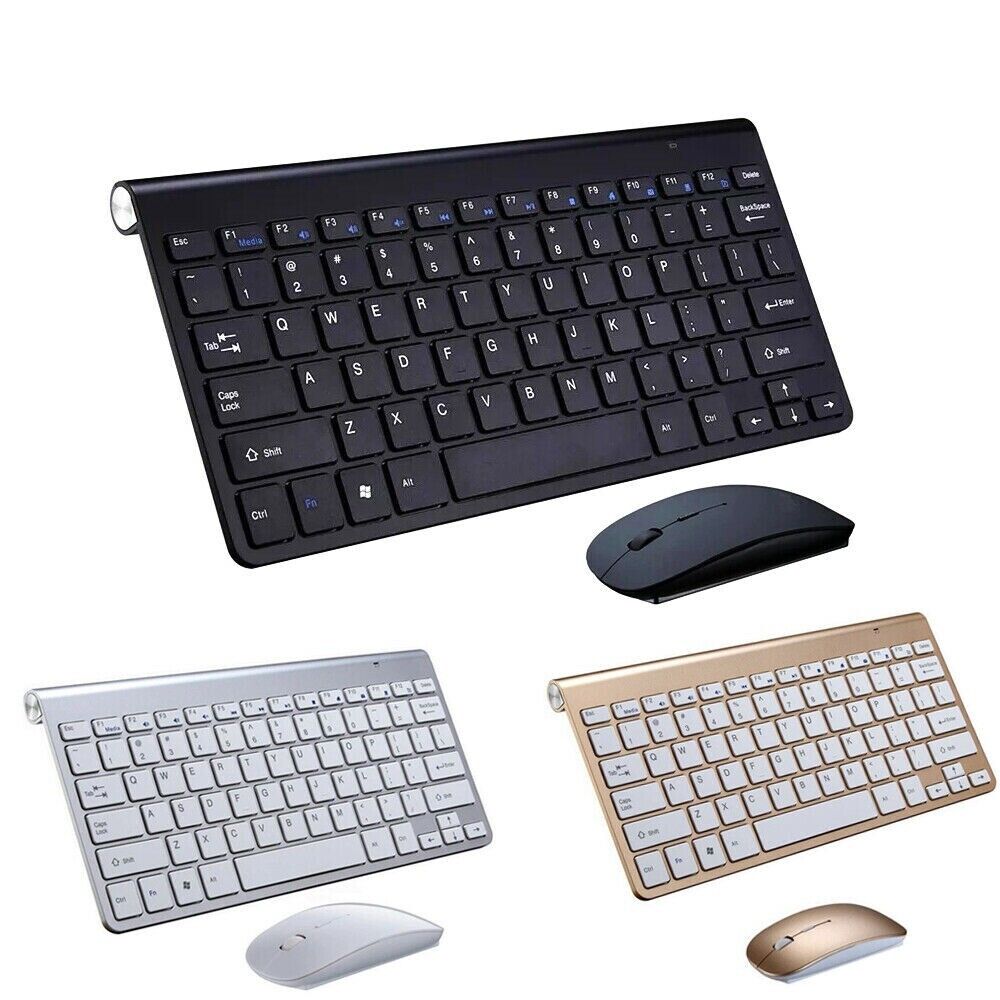 Compact Wireless Keyboard & Mouse Set