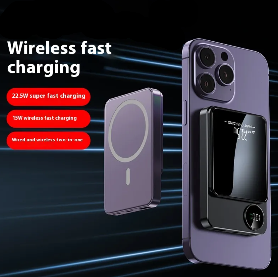 SnapCharge Pro Magnetic Wireless Power Bank