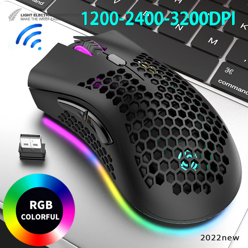 Rechargeable Wireless Gaming Mouse with RGB