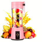 380ML Portable USB Blender with 6 Blades for Smoothies