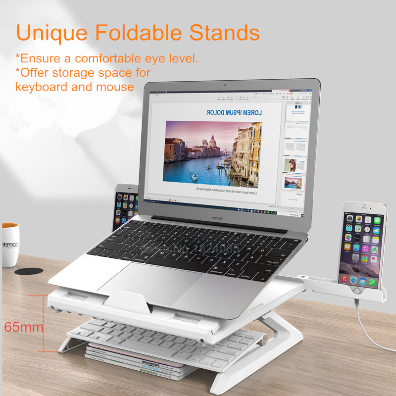 Adjustable Foldable Aluminum Laptop Stand