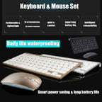 Compact Wireless Keyboard & Mouse Set