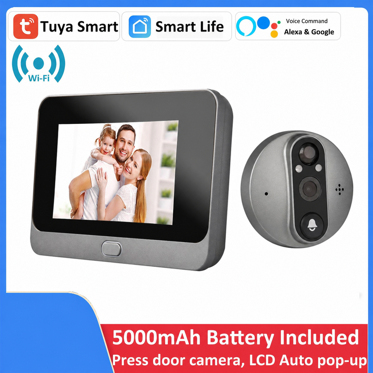 Smart video doorbell and indoor display
