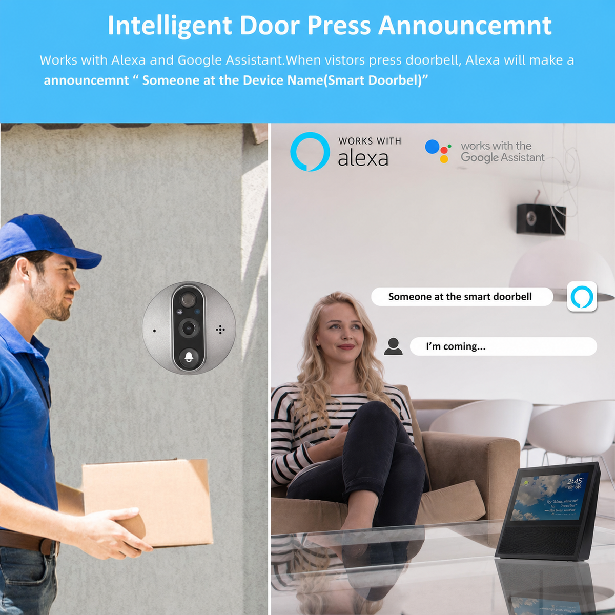 Smart doorbell compatibility lifestyle image