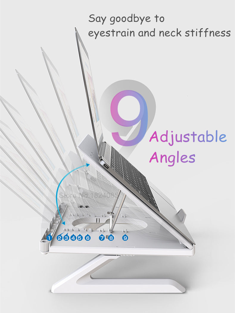 Adjustable Foldable Aluminum Laptop Stand