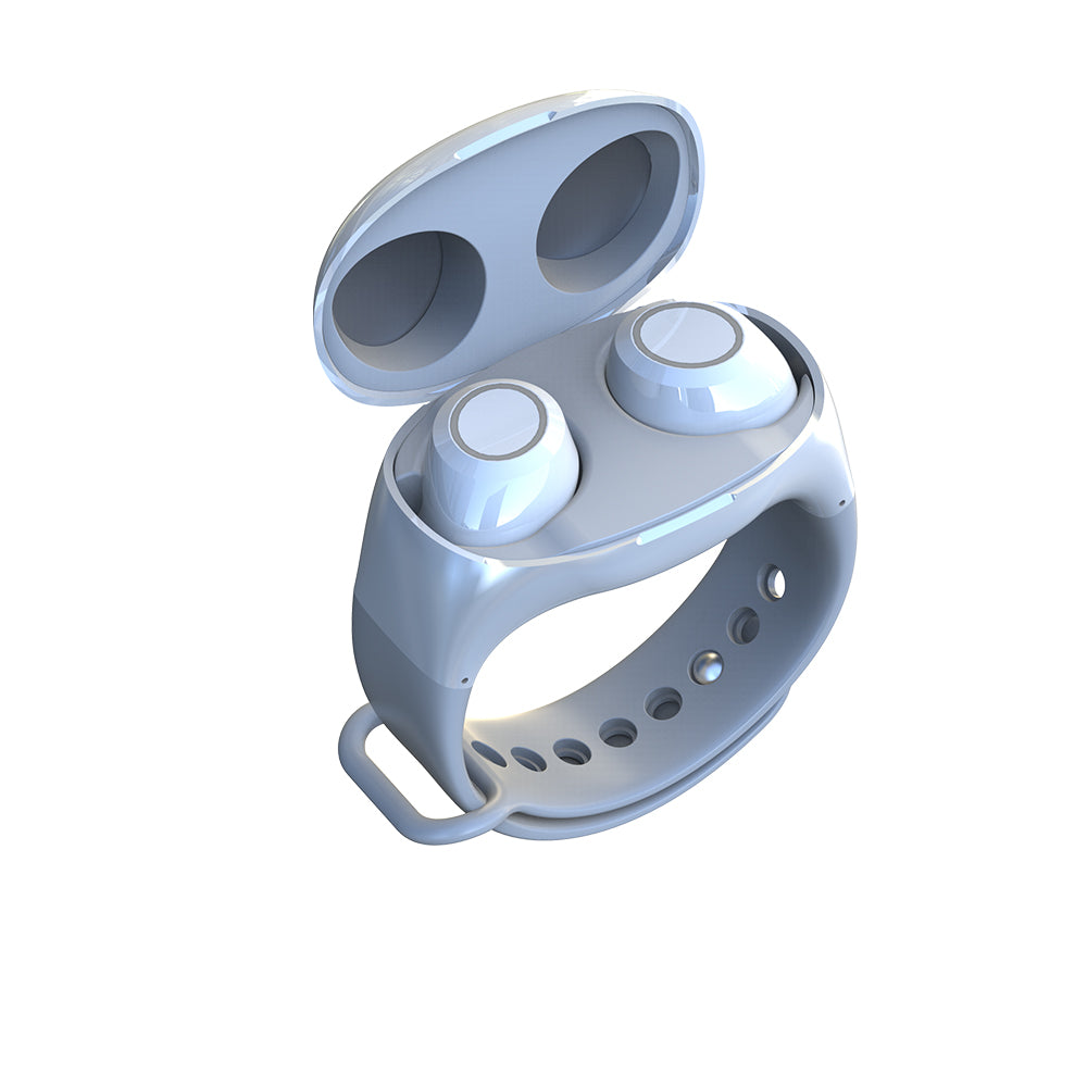 TWS Bluetooth Earbuds with Charging Wristband Case